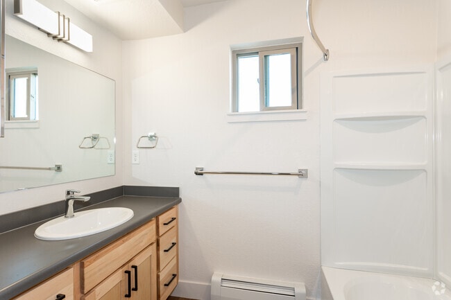 1BR, 1BA - 650SF - Bathroom - Overlook at Thornton