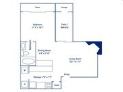 1BR/1BA