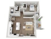 Floor Plan 1F | Seasons at Franklin | Apartments in Franklin, WI