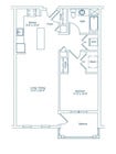 A1 floor plan The Shipyard at Port Jeff Harbor