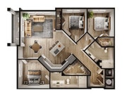 Plano de planta C1 Summerall