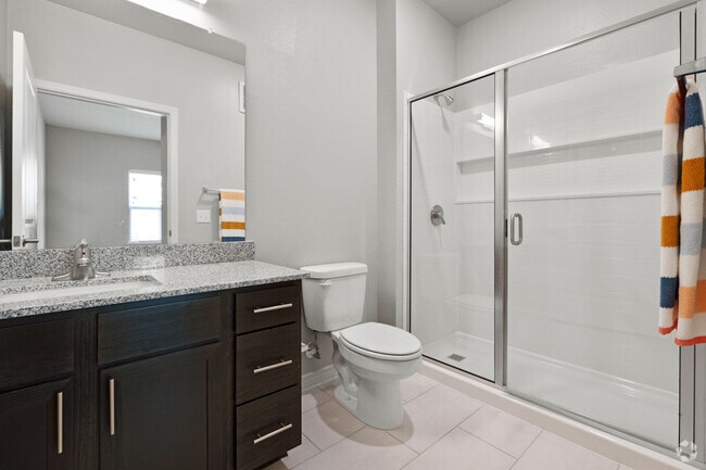 2BR, 2BA - 1,156SF - 1st Bathroom