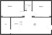 2BR/1BA