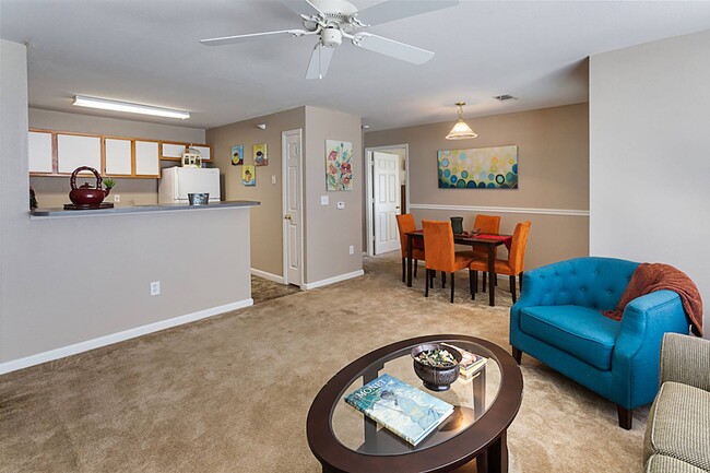 Apartment Living Room - Waterbrook Apartments