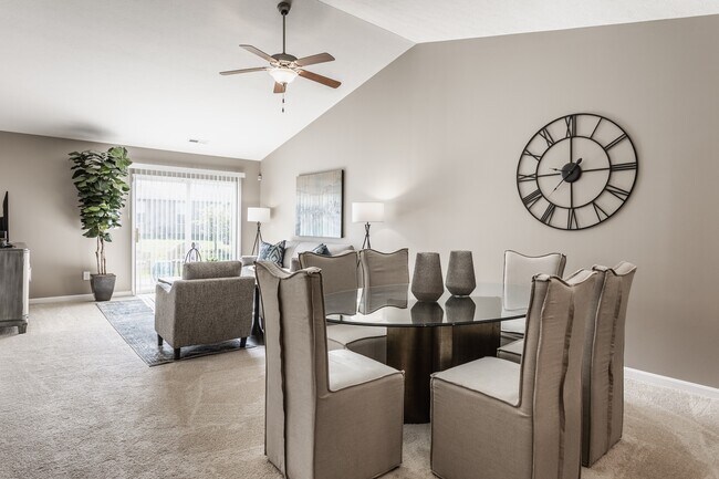 Enjoy a spacious, connected living and dining space designed for comfort, convenience, and everyday living.