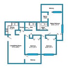 3-Bedroom Floorplan