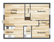 B1 Luna 759 sq ft