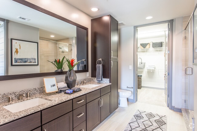 1 HAB, baño - The McAdams at Memorial City