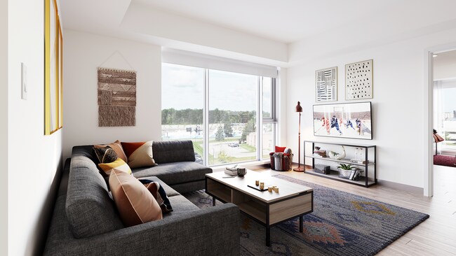 Living Room - Parkway Lofts - Student Living