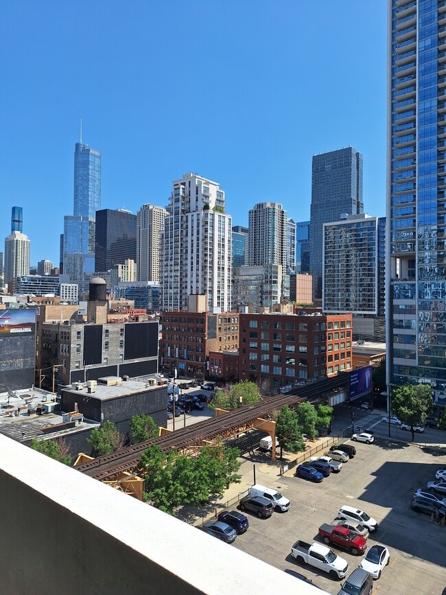 Balcony View - 630 N Franklin St Condo Unit 805