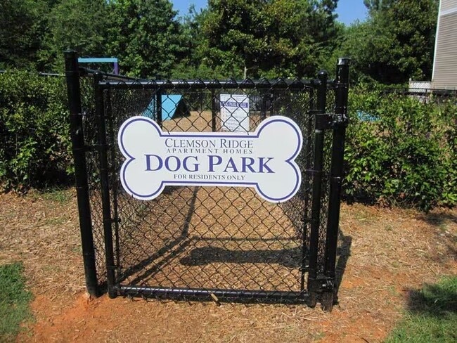 Dog Park Signage - Clemson Ridge Apartments