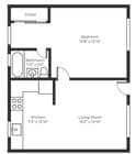 1×1 Second Floor