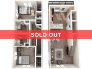 2 Bedroom Townhome