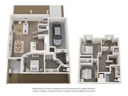 3.5 bath Ranch Home 1601 sqft
