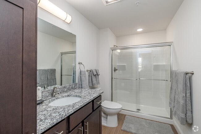 2BR, 2BA - 1,250SF - Primary Bathroom