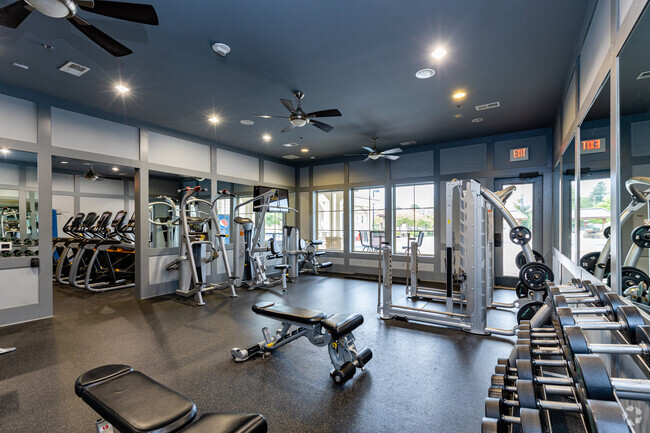 Fitness Center - The Retreat at State College Apartments