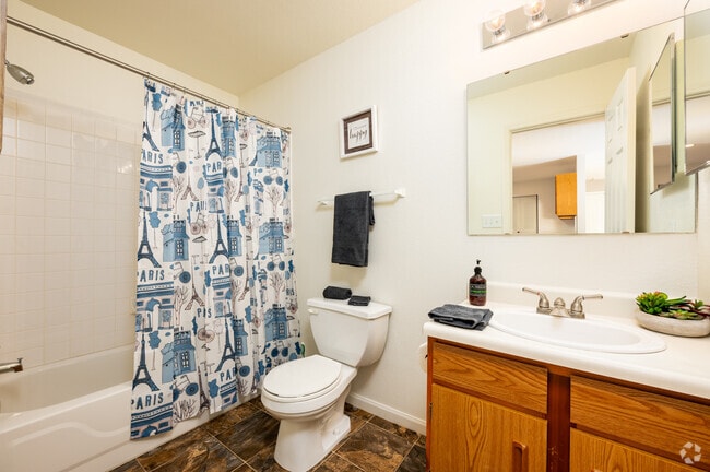 1BR, 1BA - 601SF - Bathroom - Arbor Lakes Apartments
