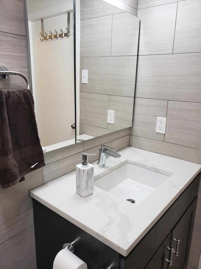 Newly updated bathroom