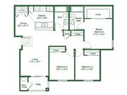 3BR/2BA