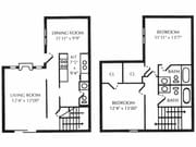 Two Bedroom Townhouse