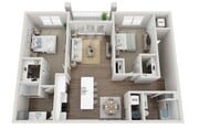 Floor Plan 2D | Seasons at Mount Pleasant | Apartments in Mount Pleasant, WI