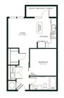 S1E floor plan The Hartley at Blue Hill