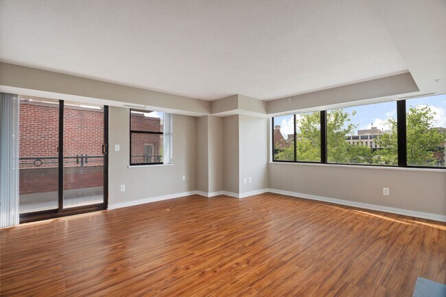 Two-bedroom apartment living area