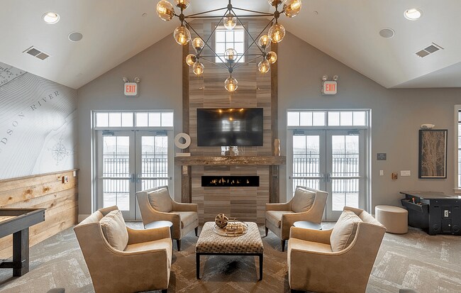 Experience premium living in our clubhouse lounge, perfect for relaxation and entertainment.