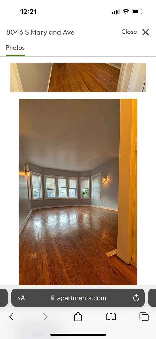 Huge living room space with high ceilings and natural light - 8046 S Maryland Ave Unit 2nd floor
