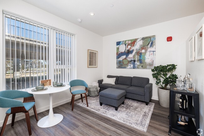Prescott Station 1-Bed Living Room