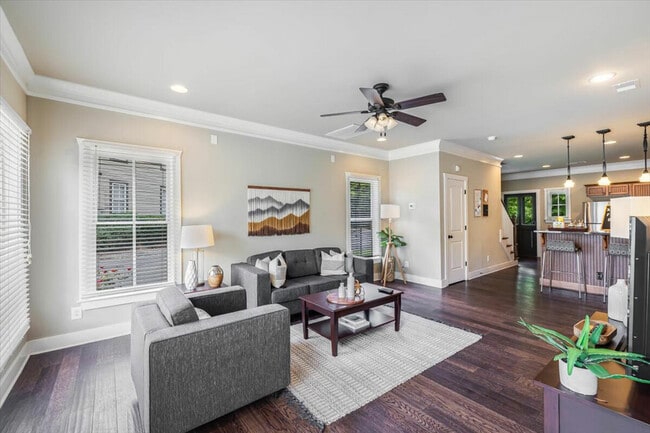 Experience spacious and stylish living areas at The Cottages of Hattiesburg.