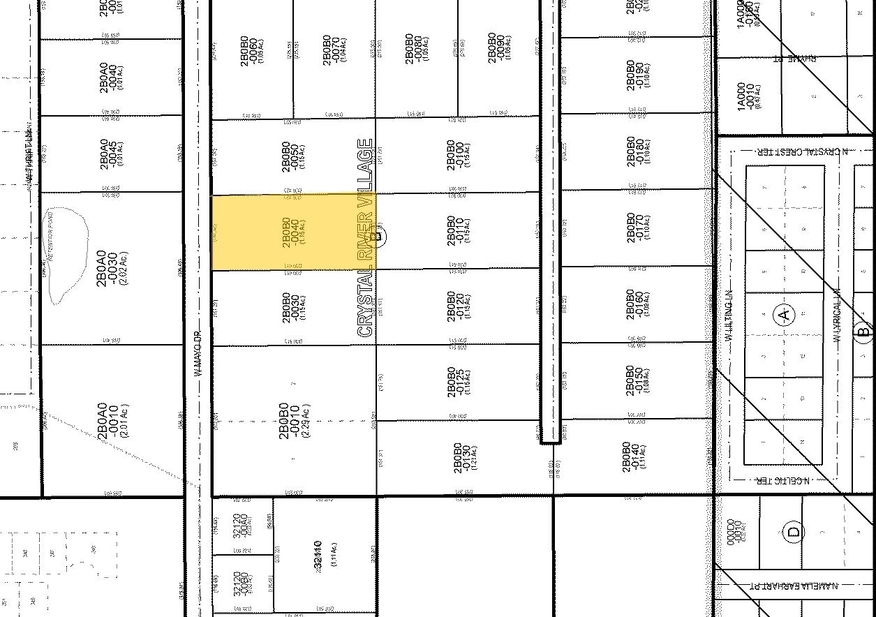 Plat Map - Lost Lake Apartments