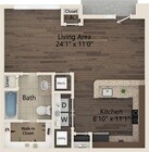 Poplar floor plan Ayrsley Lofts