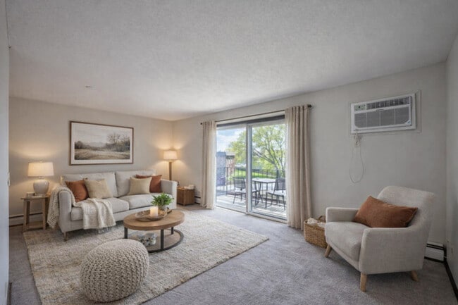 Staged Living room - Northumberland Apartments