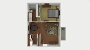 1BR/1BA