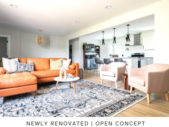 Open concept living room - 7621 Central College Rd Rental