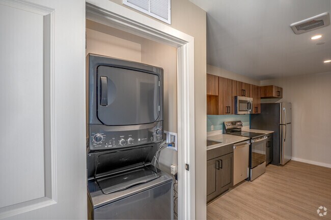 Studio - 509 SF - Laundry - Poet Hill Place