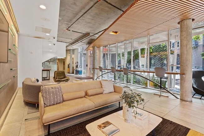 Enjoy our grand lobby with high speed WiFi in all common areas - Mission Bay by Windsor Apartments
