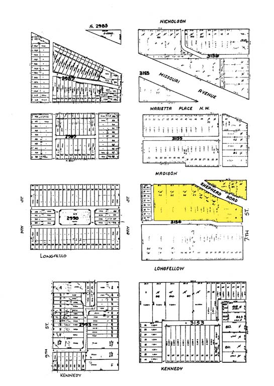 Mapa de la parcela - 710-712 Shepherd Rd NW