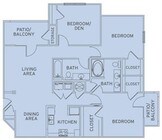 3BR/2BA
