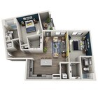 B2 floor plan Anderson Flats