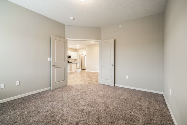 Our Casper floor plan has a spacious den - perfect for an office space.