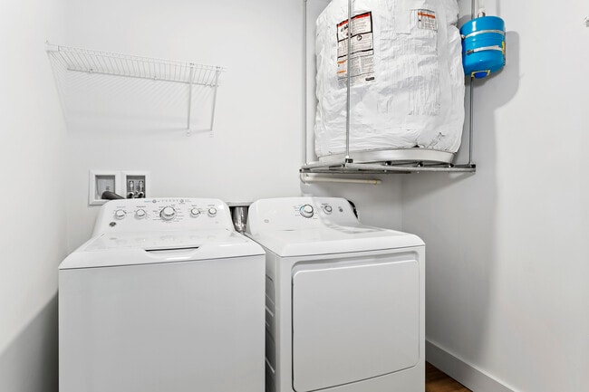 Washer and dryer in select apartments at Flower Branch Apartments in Silver Spring, MD