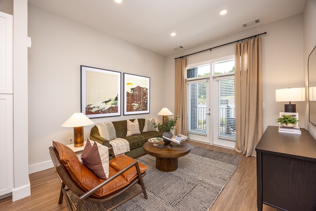 Spacious living room - Avalon Carmel Commons