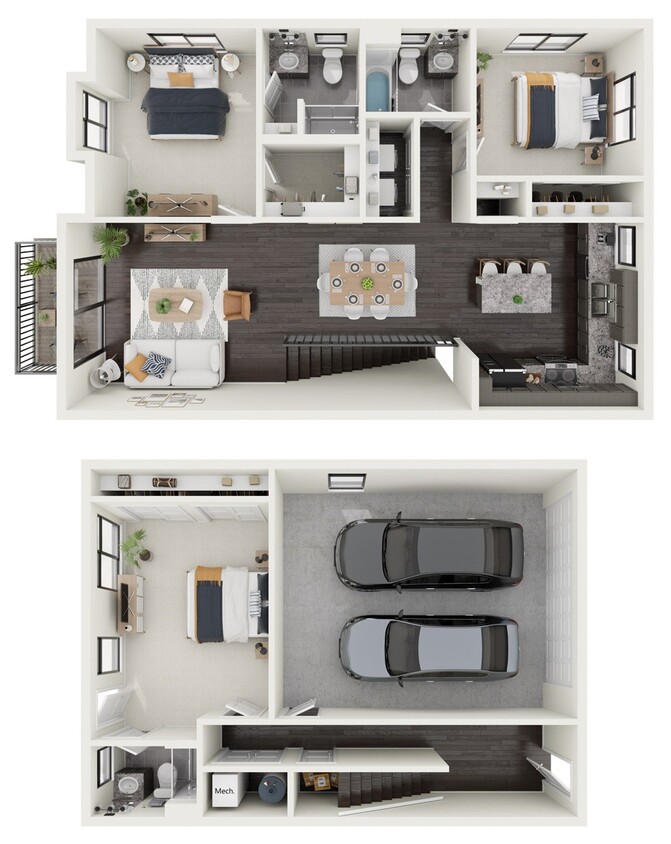 Floor Plan - Fir - Townhome