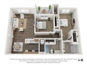 2A - 2x2 floor plan The McKenzie