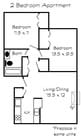 2BR/1BA