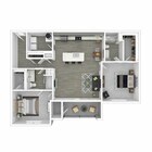 Two Bedrooms | 2 Baths | 1246 sq.ft.