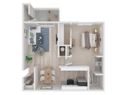 1 Bedroom - 1 Bathroom