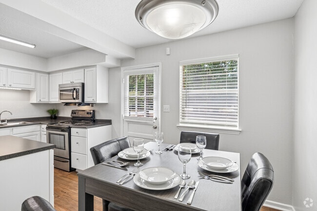 2BR, 1.5BA - 1,030SF - Dining Area - Booker Creek - Students save up to 10%!
